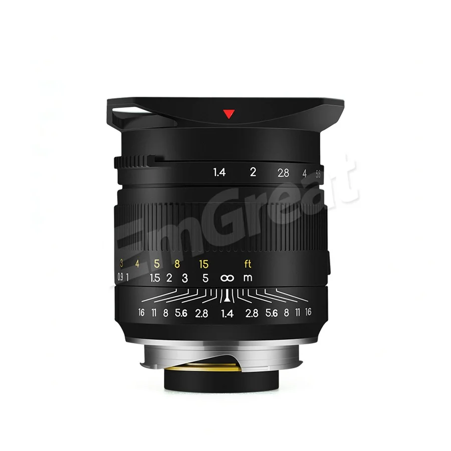 TTArtisan 35 мм F1.4 полная известность фиксированный фокус объектив Большая диафрагма Prime алюминиевый Объектив для камер Leica M-mount M-M M240 M8 M9 M10