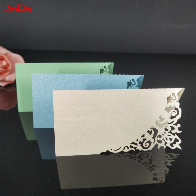 10 50 100pcs Laser Cut Table Name Cards Place Cards Guest Names Mark Cards Wedding Decoration Party Table Mark Wedding Favor 5z Cards Invitations Aliexpress