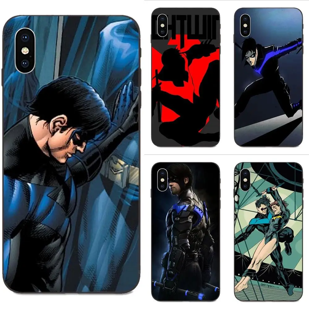 Мягкий чехол из ТПУ для телефона Nightwing Xiaomi mi x Max Note 2 2S 3 S 5X6 6X8 9 9T SE A1 A2 A3 CC9e Lite Play Pro F1 |