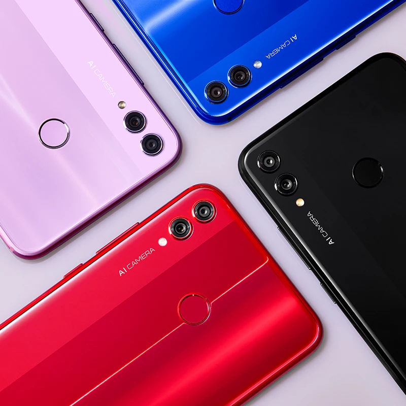 huawei Honor 8X мобильный телефон с глобальной прошивкой 6,5 дюймов 20 Мп задняя камера Восьмиядерный Kirin 710 Android 9,0 3750 мАч сканер отпечатков пальцев