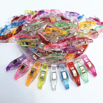 

2000pcs/lot Edge Clip Quilt Quilting Clip DIY Crafts Plastic Clips Multicolor Patchwork Sewing Decoration Clamp Cothes Clip