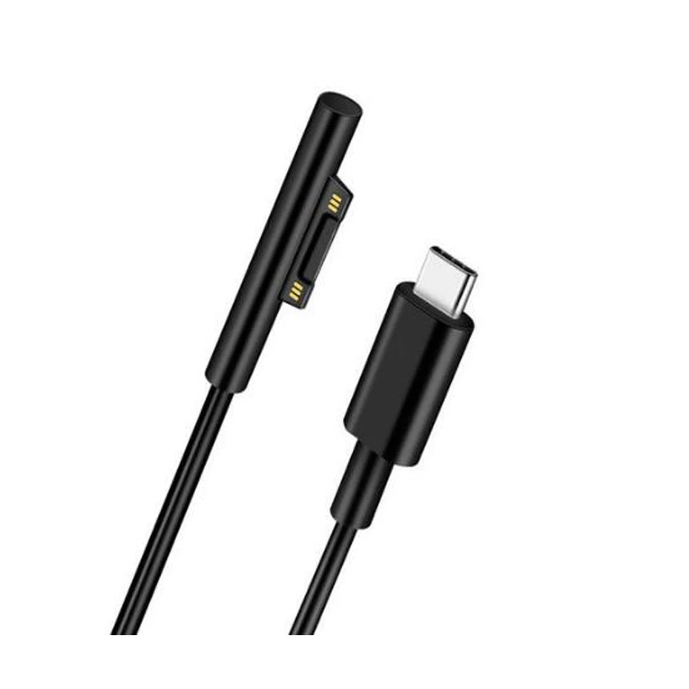 Usb type-C для подключения к поверхности зарядный кабель шнур для Surface Pro 5 6 Go Book1 Book2 ноутбука 15 в USB PD зарядка