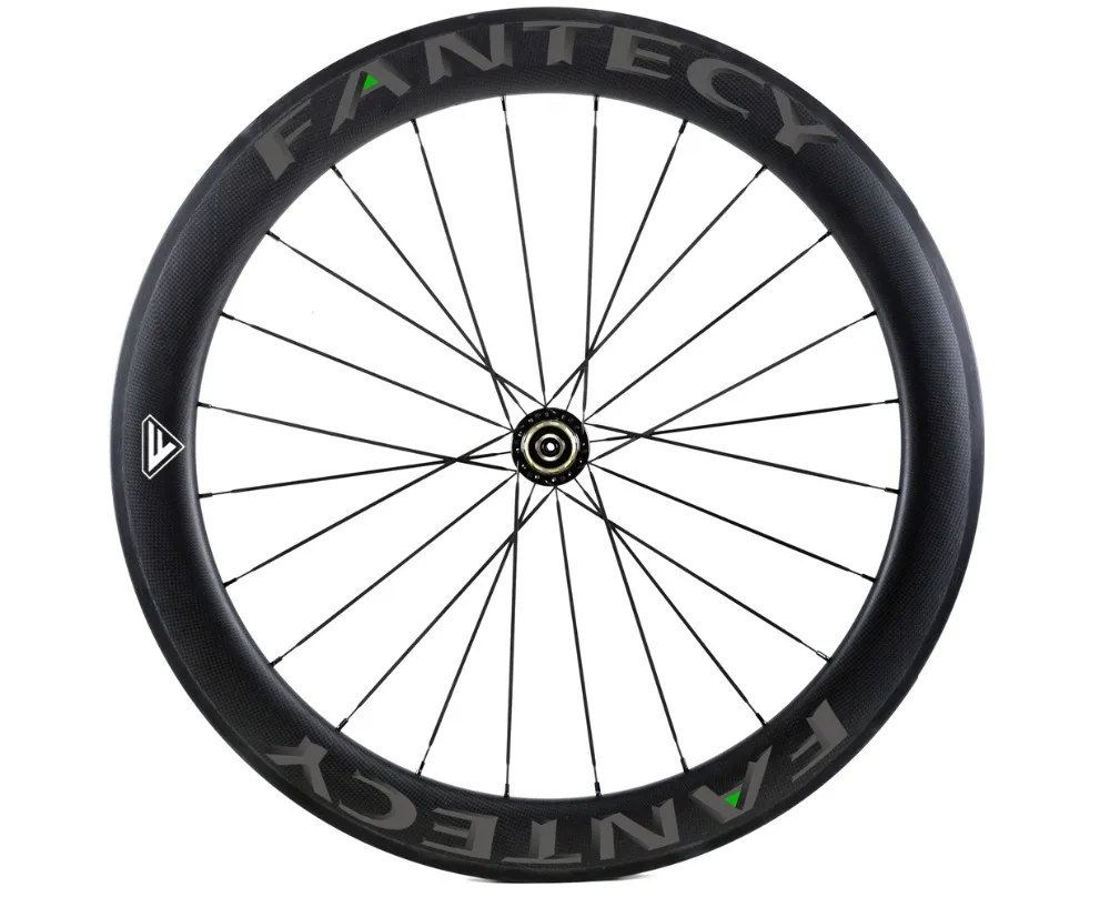 FANTECY 700C 60 мм Глубина шоссейные Углеродные колеса 25 ширина шоссейный велосипед u