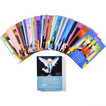 

44Pcs Angels Tarot Cards Board Game Cards Board Game Cards English Version Card Family Friends Gathering Party Table Deck Game
