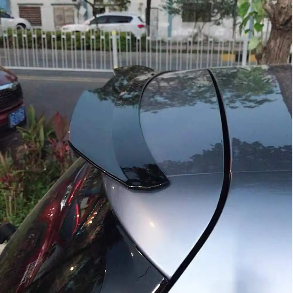 Universal Rear Roof Lip Spoiler Wing ABS Decoration Strips Matte Black&Glossy Black Fit Hatchback Car