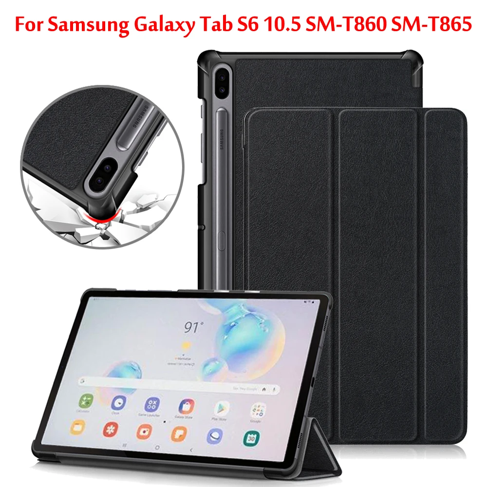 Тонкий магнитный складной чехол для samsung Galaxy Tab S6 10 5 SM-T860/T865 планшета 2019 |