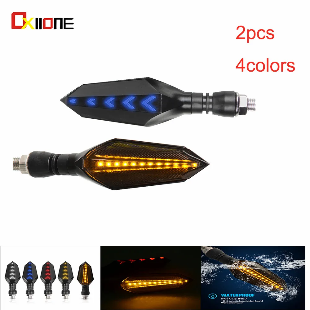 

Tail Light Motorcycle Led Turn Signal Flasher Motos Warm 4 Colors For BMW R1200R F800R K1200R S1000XR 959 Panigale FZ1 FZ6 FZ8