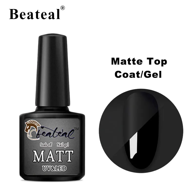Matte Top 3 шт./компл. база/топовое покрытие для ногтей гель грунтовка матовый лаки для ногтей УФ Гель-лак для ногтей, PolishLong Soak off Лаки УФ-гель лак для ногтей - Цвет: Matte Top