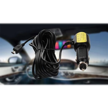 

Hot 3.5m Durable USB Ports Connector Car Adapter Lighter Dual End Dash Cam Cable Charger Accessories Electronics Led Socket