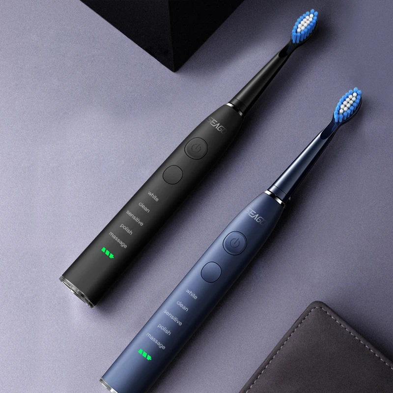 Seago Electric Sonic Toothbrush SG-575 USB Charge Rechargeable Adult Waterproof Electronic Tooth Brushes Replacement Heads Gift Seago Electric Sonic Toothbrush SG-575 USB Charge Rechargeable Adult Waterproof Electronic Tooth Brushes Replacement Heads Gift