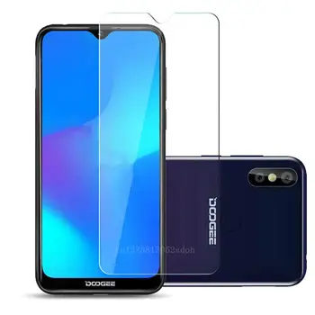Перейти на Алиэкспресс и купить Прозрачное Защитное стекло для Doogee Y8 Y9 Plus X90 L закаленное стекло Для Doogee Y8C Защитная пленка для экрана