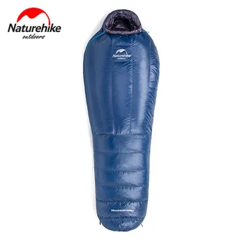 

Naturehike NH19YD001 Winter Lightweight 90% White Goose Mummy Down Sleeping Bag 800 Filling Power For Camping Hiking