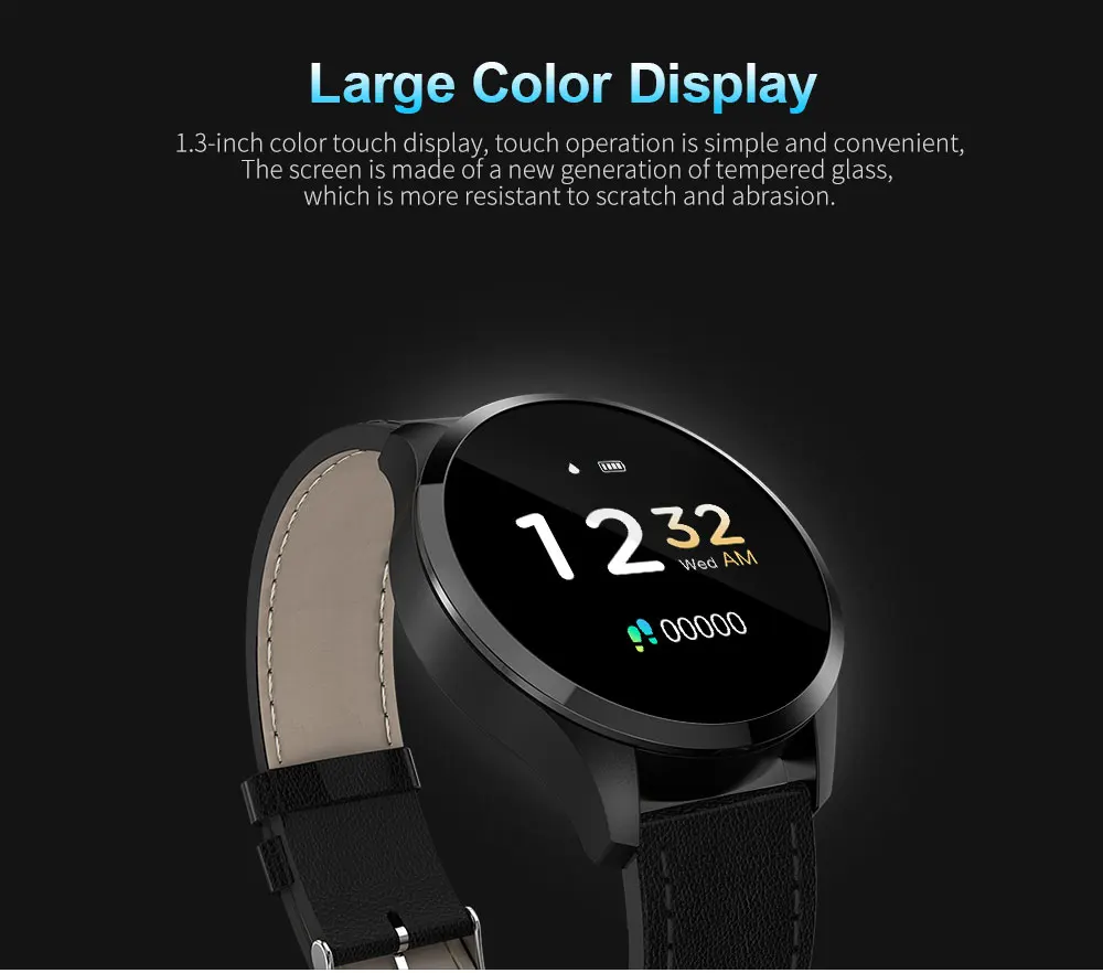 DIGOOR Q9 Smart watch relogio Health Fitness bracelet with pressure measurement pedometer heart rate watches for men reloj inteligente montre  (4)