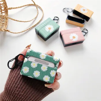 

New Cute Flower for Airpods 3 Case Soft Cover Accessories Wireless bluetooth Headphone Box Coque With Hook For airpods pro