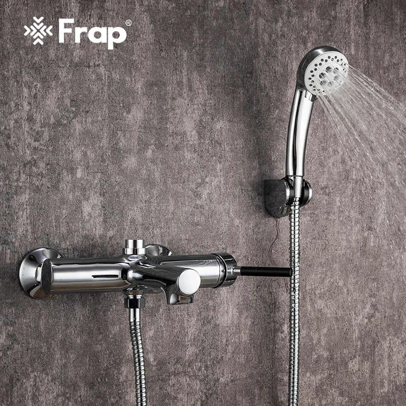 

Frap Wall Mounted Shower Bathroom Faucet Cold & Hot Water Mixer Bathtub Faucet Bathroom Tap Robinet Banheira Shower Mixer F3244