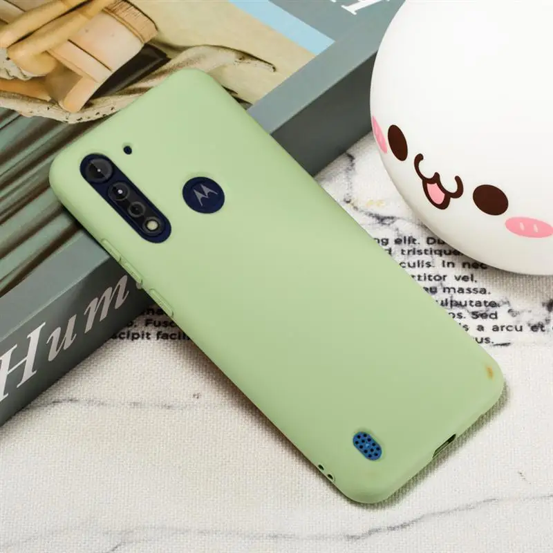 Оригинальный чехол из жидкого силикона для телефона Moto G8 Power E6s 2020 роскошный