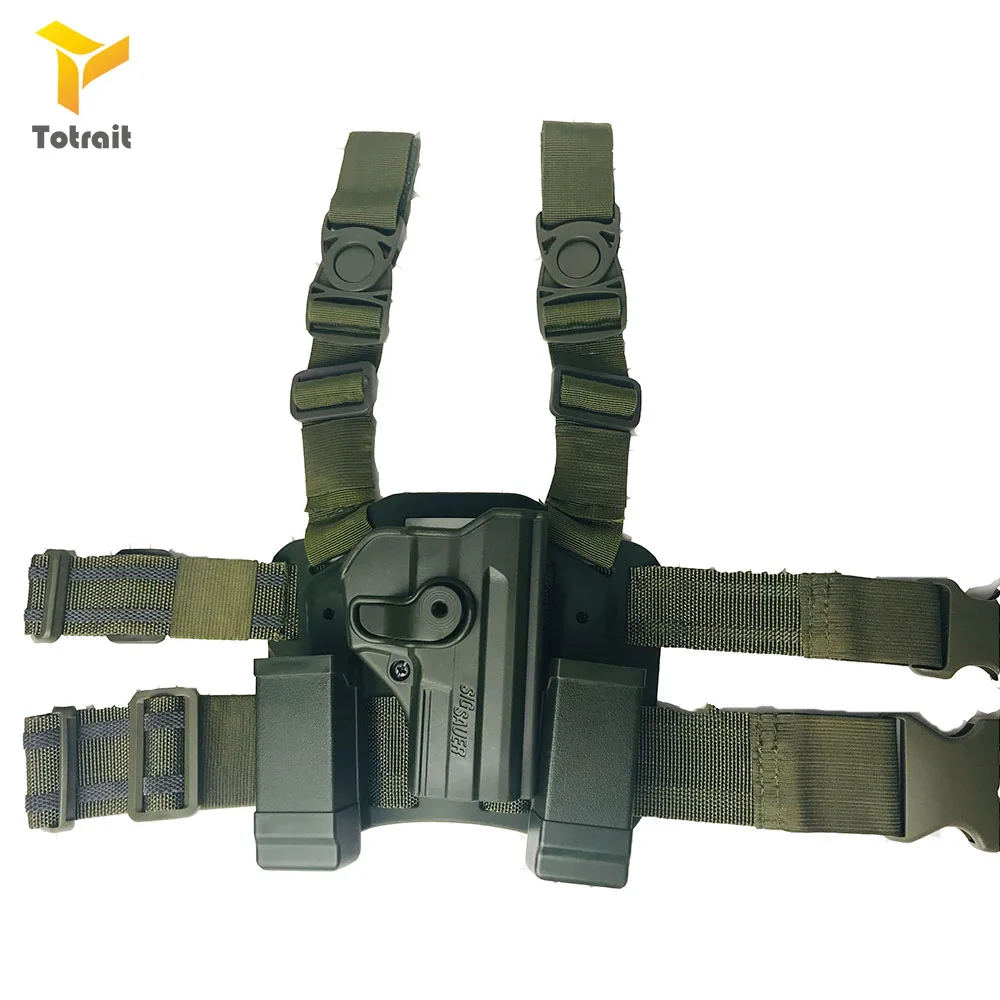 TOtrait Tactical CQC sig sauer P2022 Airsoft кобура для пистолета Охотничьи аксессуары военный бой Быстрый падение бедра ноги платформы