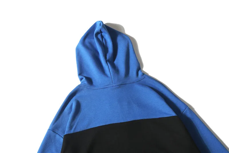 Patchwork Casual Women’s Hoodies Autumn Hip Hop Swetashirt Streetwear Clothing 2Colors Cotton Hoody