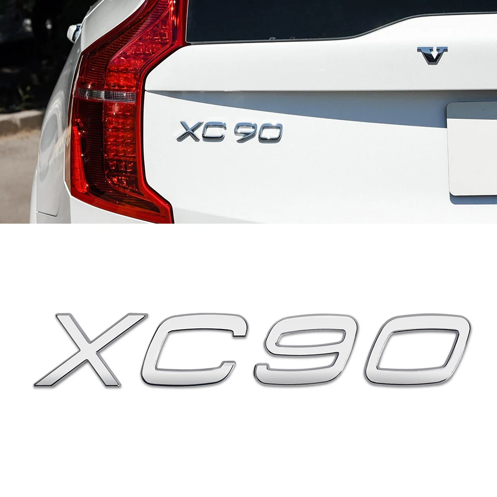 Логотип для VOLVO XC60 XC90 логотип из металлического сплава надписей бокового крыла |