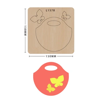 

wood moulds die cut Scrapbook DIY Cute bag handmade crafts Making Decor Supplies Dies Template