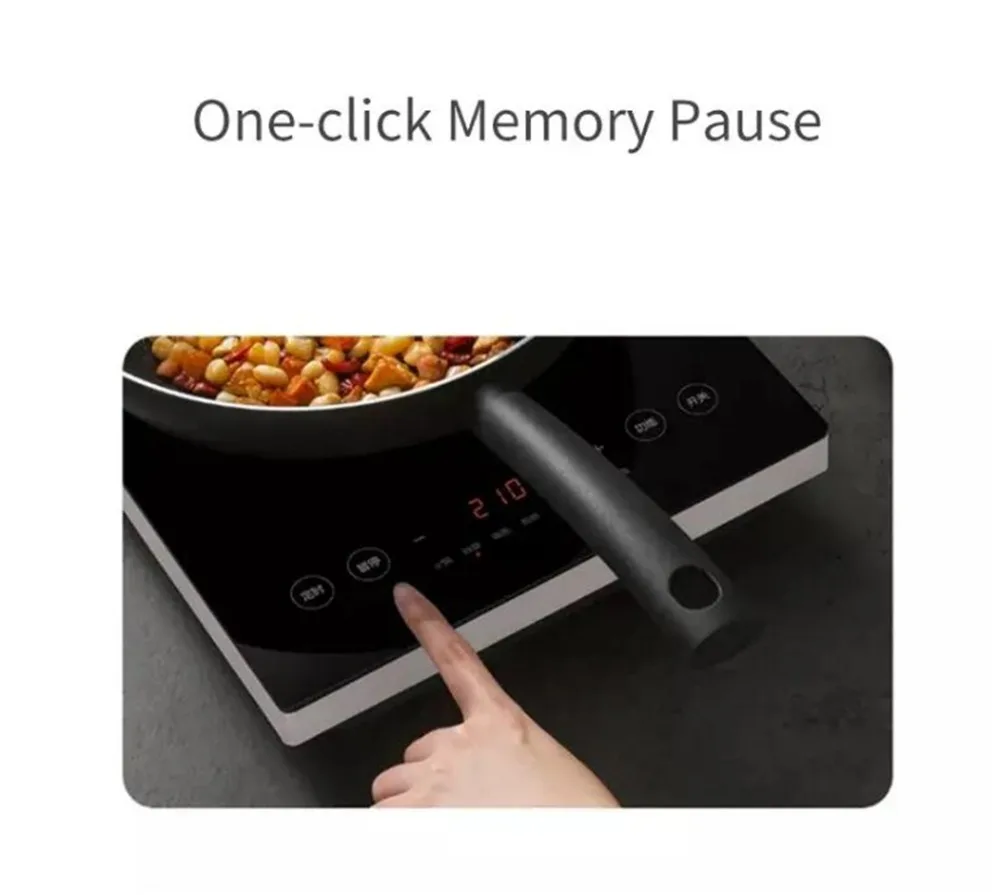 Xiaomi Mijia C1 Induction Cooker 2100W 7-speed Firepower Adjustment 6 Cooking Mode Touch Black Mirror Microcrystalline Panel (2)