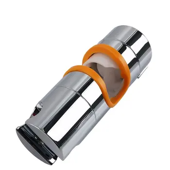 

New Bathroom Accessories Universal 18~25mm ABS Plastic Shower Slide Rail Bar Holder Adjustable Clamp Holder Bracket Replacement