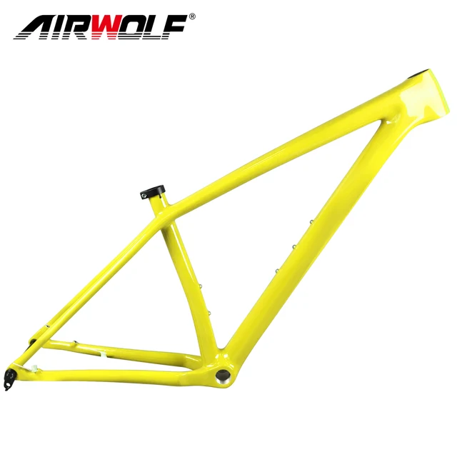 29ER BOOST Light XC MTB Carbon Frame With Seatpost Carbon Mountain Frame 29 T1000 BSA Carbon Mtb Frame S M L Bicycle Frameset Yellow 2