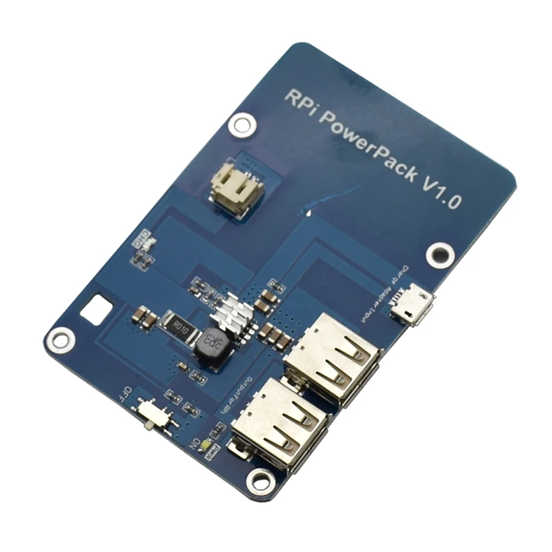 FFYY-Raspberry Pi 3 литиевая батарея блок питания плата расширения двойной USB мобильный источник питания зарядный Модуль 5 в 1A для Raspberry P
