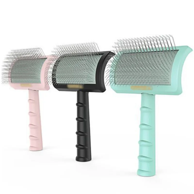 Pet Slicker Brush Grooming Comb Shedding Cleaning Tools Removes Long