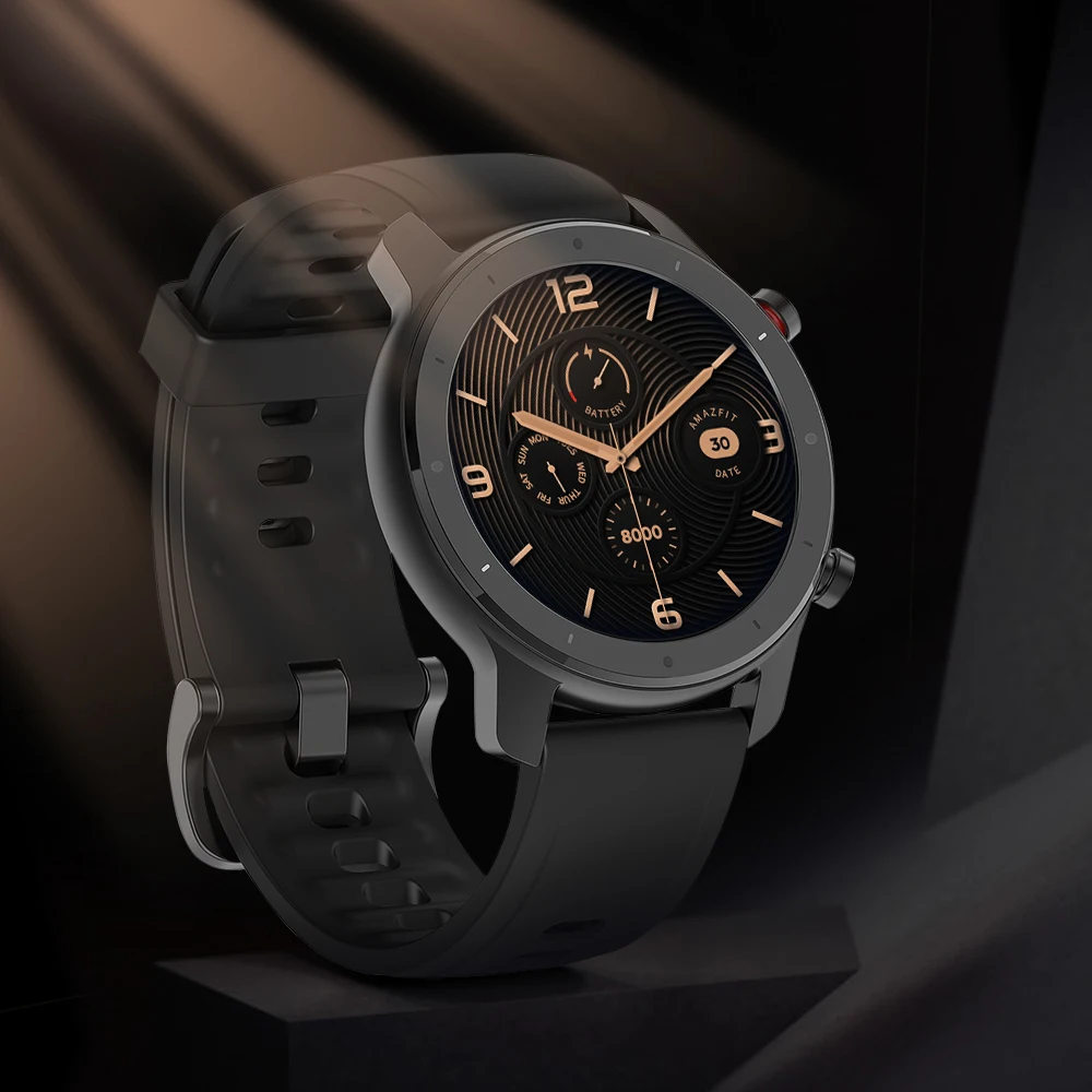 Смарт-часы Amazfit GTR Lite, Bluetooth, спортивный монитор сердечного ритма, 5 АТМ, водонепроницаемые, напоминание о звонках, кровяное давление, 326PPI, умные часы