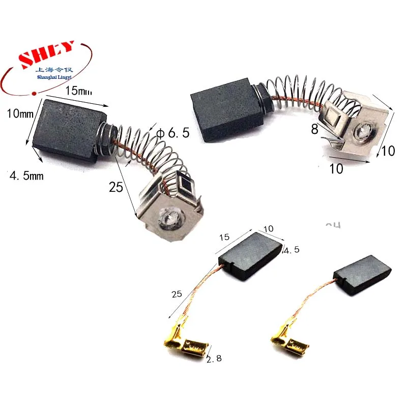 

20PCS 4 *3 Sanyo DC Tachogenerator 104-8011-1Socket Carbon Brush 4.5x10 Speed Measuring Servo Motor