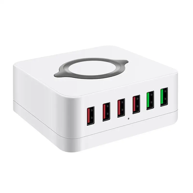 Group Vertical 6-Порты и разъёмы usb-зарядное устройство для смартфона Беспроводной быстрой зарядки универсальные чехлы для мобильного телефона Зарядное устройство мульти-функциональный Мощность адаптера переменного тока r35