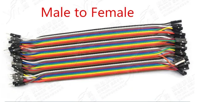 Кабель Dupont перемычка провода Dupont 40Pin 10 см/15 см/20 см папа-Папа+ мама-мама Перемычка провода Dupont кабель - Цвет: Male to Female
