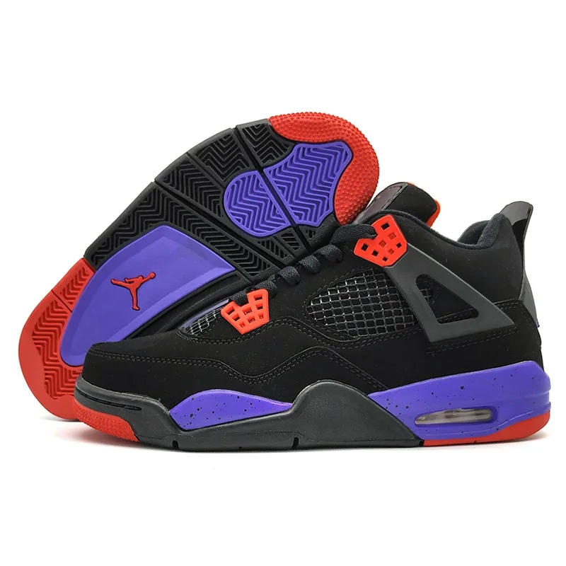 Retro NRG Raptors Jordan Ретро 4 мужские ботинки для баскетбола Мотоспорт Раптор черный красный Toro oreo спортивные кроссовки чистый белый Новое поступление - Цвет: Retro NRG Raptors