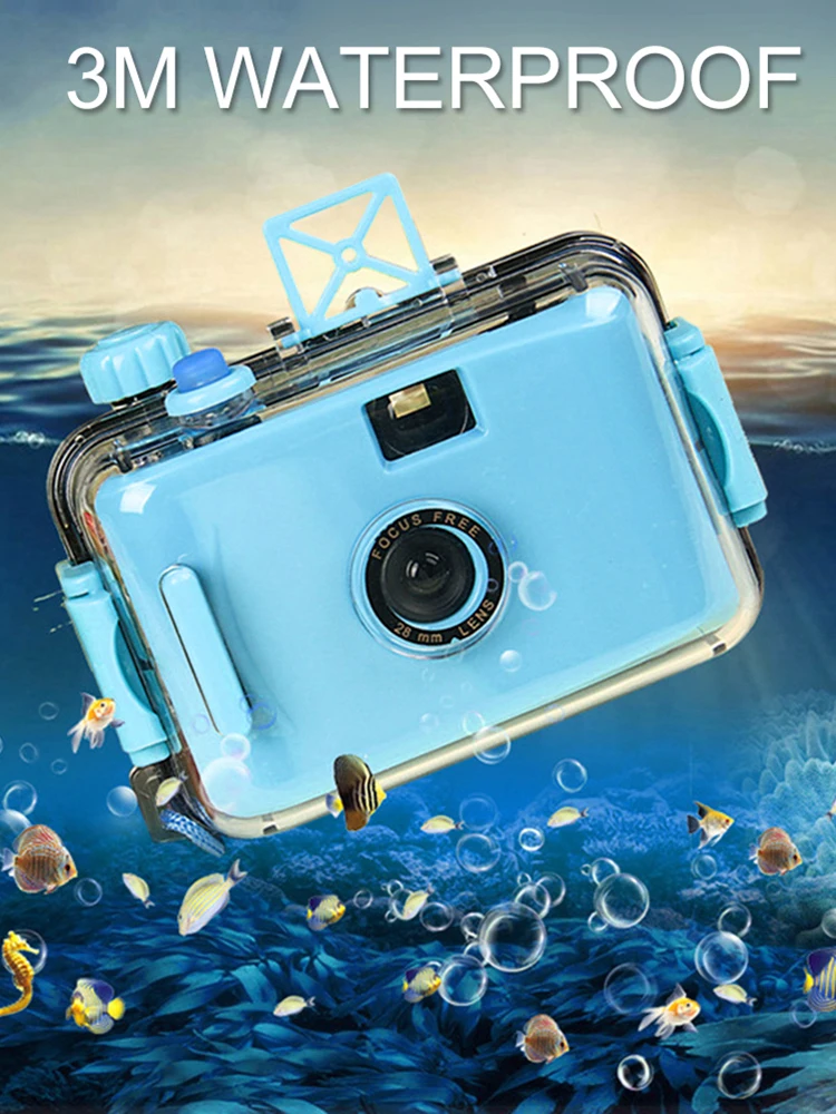

Children Film camera Package With Photo Paper Male Gift for Female Student Children Cartoon Upgraded Version