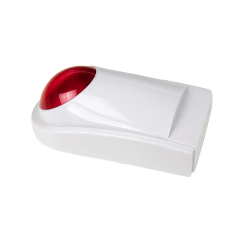 

1 PCS 110-240V Wireless Strobe Siren LED Lamp Inside Home Security Alarm Speaker Red Color Outdoor Waterproof For Free Shipping
