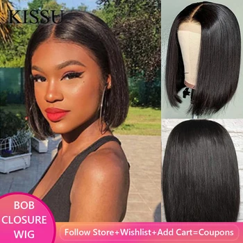 

Cheap Human Hair Wigs Straight Bob Wig Hd Lace Wig Bob short wig 12 Inch Wig Peruvian Hair Human Short Hair Wigs Sale For Women
