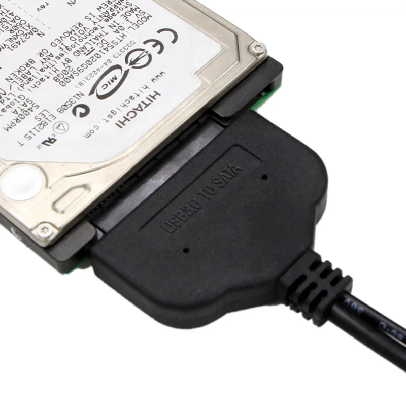 USB3.0 to SATA Высокоскоростной Кабель-адаптер 22 Pin для 2,5 дюймового жесткого диска/SSD ноутбука с дополнительным питанием