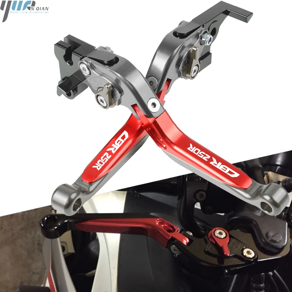 Для Honda CBR250R CBR 250R CBR-250R регулируемые, для гонок мотоцикла сцепные рычаги аксессуары для мотоциклов