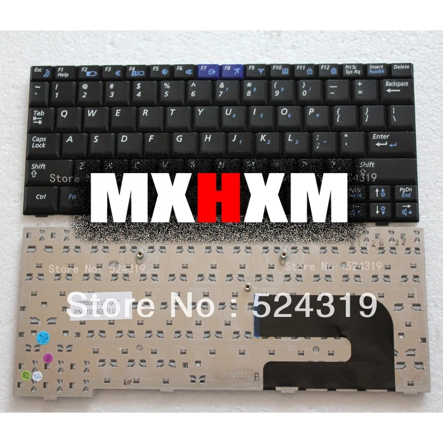 MXHXM Клавиатура для ноутбука Samsung NC10 ND10 N110 N108 N128 N130 US Раскладка | Компьютеры и офис