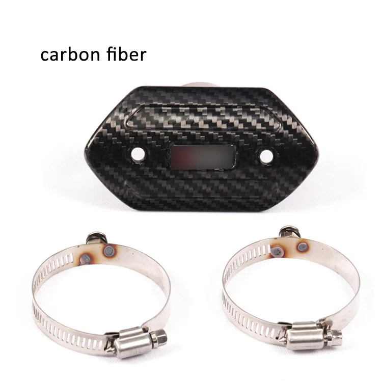 Мотоцикл проект глушитель углеродного волокна протектор тепловой щит крышка защита против скальдинга крышка TMAX530 CB400 Z900 - Цвет: SC