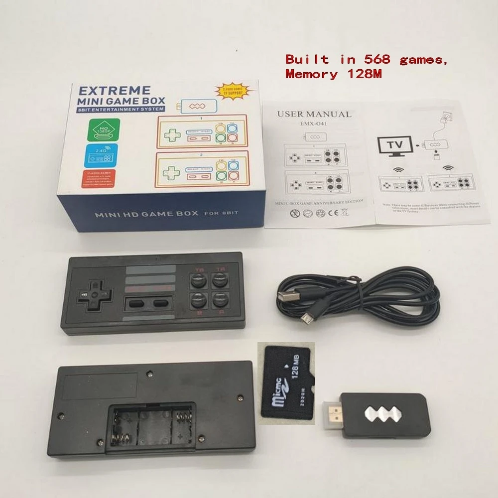 Y2 Pro Usb Wireless Console Classic 818 4k Game 8 Bit Mini Retro Controller Hdmi Output Dual Player Hd Video Game Consoles Aliexpress
