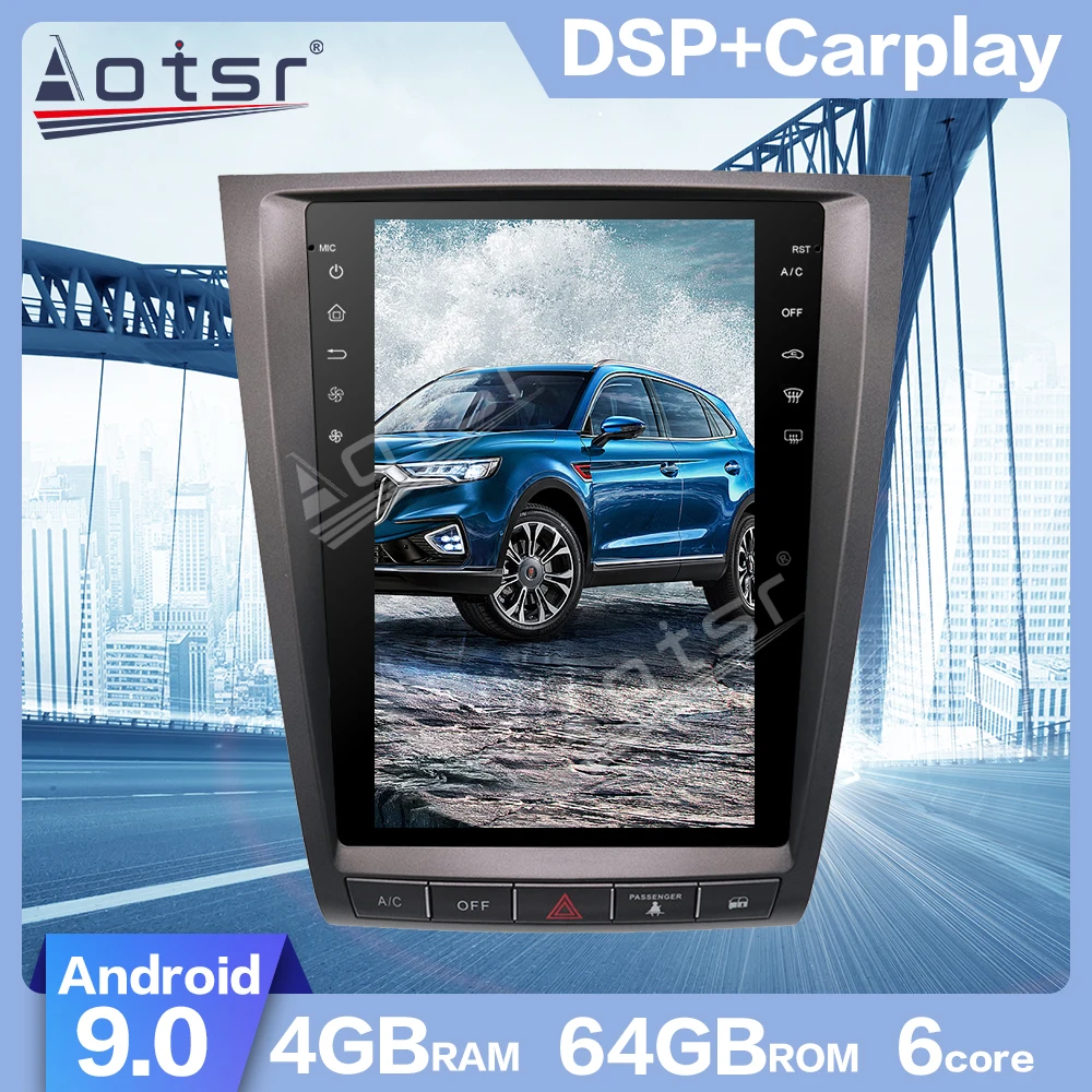 Android 9,0 Tesla Auto Radio GPS Navigation Für Lexus GS GS300 GS460 GS450 GS350 2004 2011