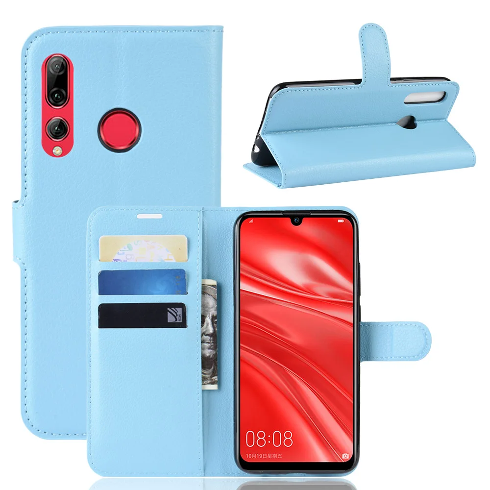 Huawei P Smart+ Чехол Флип 6,21 дюймов магнитный Бумажник Книга кожа P smart+ чехол