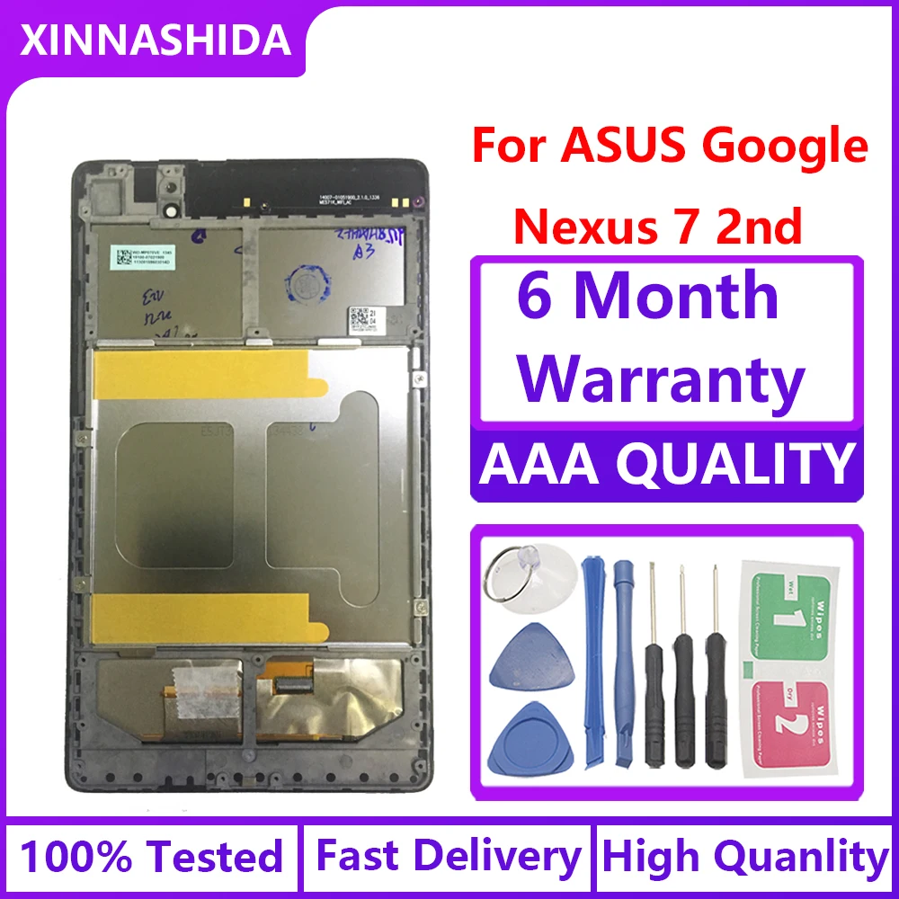 ЖК-дисплей для Asus Google Nexus 7 2 2-го поколения 2013 дюйма ME571K K008 Панель ЖК сенсорный