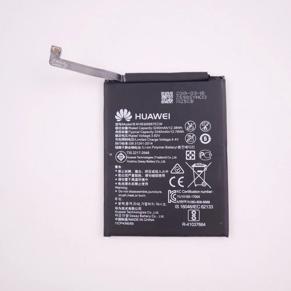 Для huawei 3340mAh HB356687ECW Аккумулятор для huawei Nova 2 Plus Nova 2i Honor 9i для huawei G10 mate 10 Lite Batterij