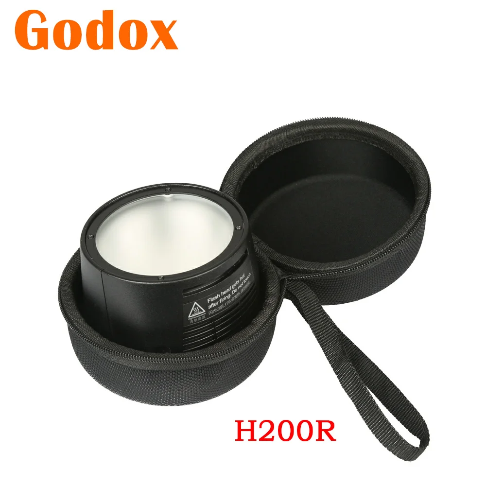 

Godox H200R Camera Portable Flash Speedlight for AD200 AD200Pro Separation Extension Head Portable with Spiral Round Flash Head