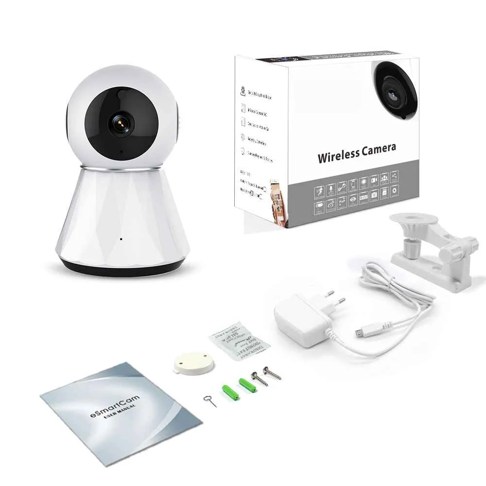 

Elinksmart Star30T Smart IP Camera EU Plug HD 1080P PTZ Night Version Motion Detect Security Monitor WiFi Camera Support ONVIF
