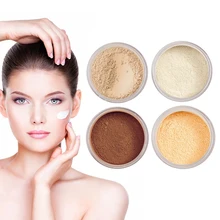 4 цвета рассыпчатая пудра отбеливание ярче кожи прозрачный минеральный макияж Косметическая основа Установка Порошок