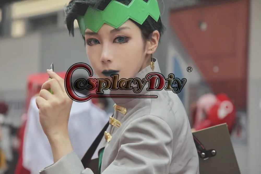 Косплэй diy JoJo невероятное приключение алмаз ломкий Косплэй кисибэ Рохан костюм одежда унисекс изготовленный на заказ костюм для Хэллоуина